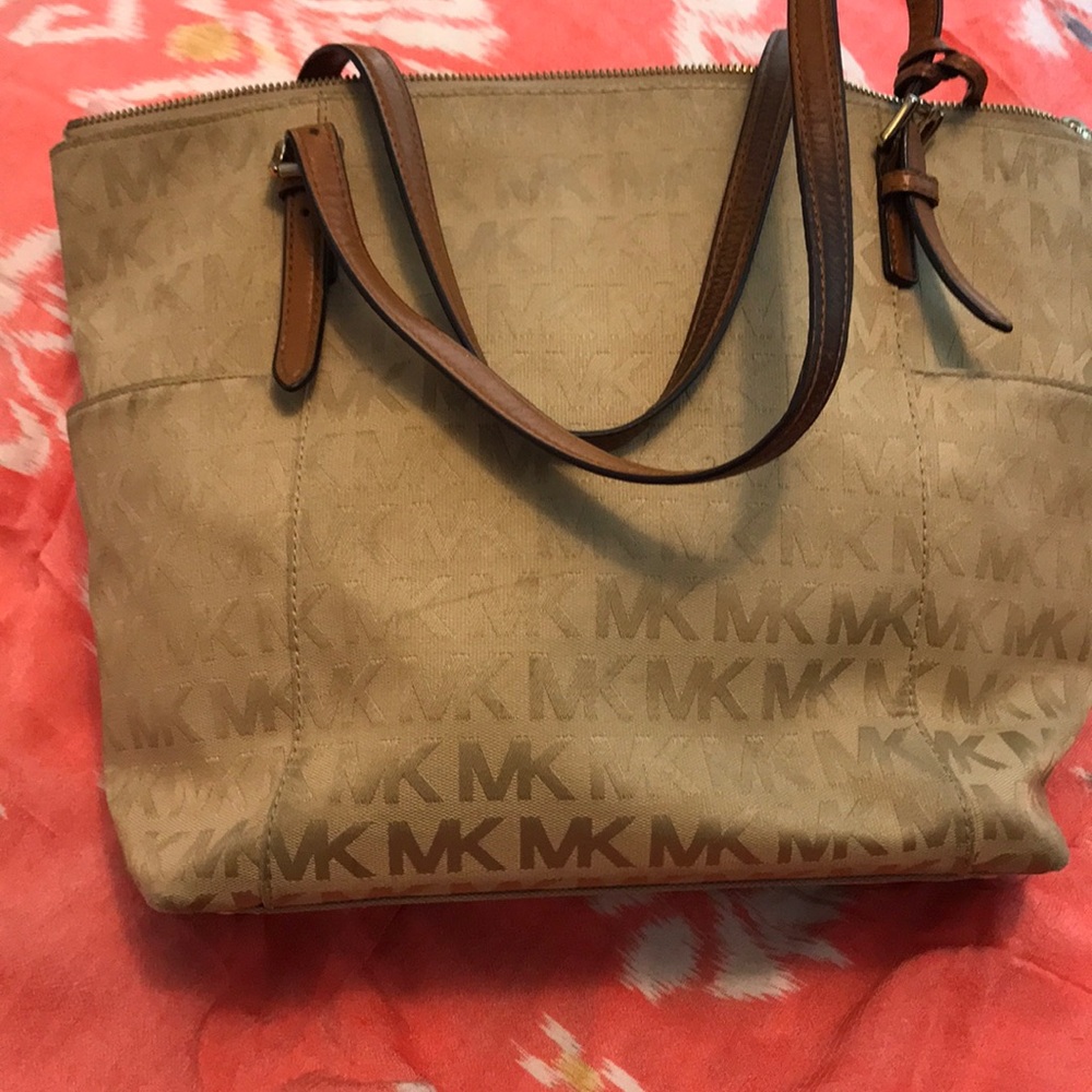 Michael Kors canvas tote